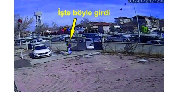 Hırsızlık İçin Girdi, Kamerayı Hesap Etmedi