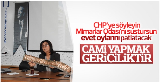 Mimarlar Odası cami yapımına karşı