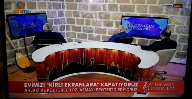 Protestonun böylesi programa çıktılar ve..