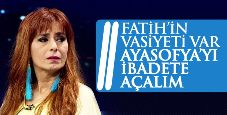 Yıldız Tilbe: Ayasofya ibadete açılsın, izin mi alacağız