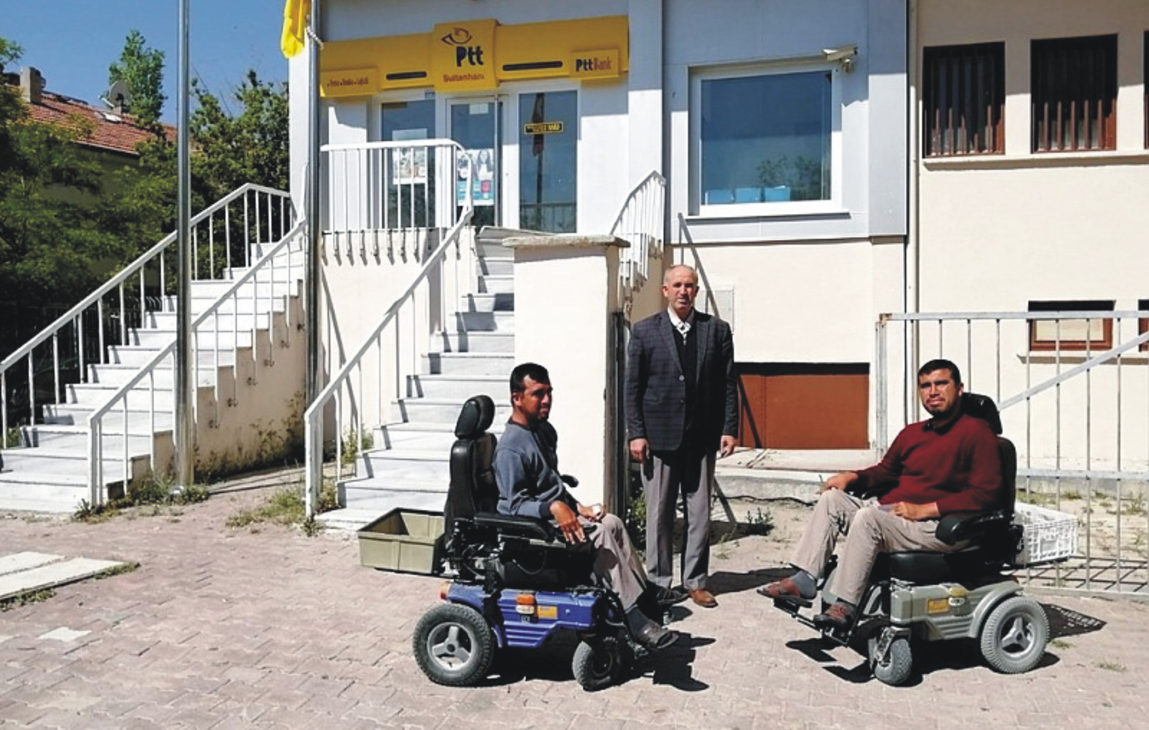 Sultanhanı PTT Şubesi Asansörüne kavuştu