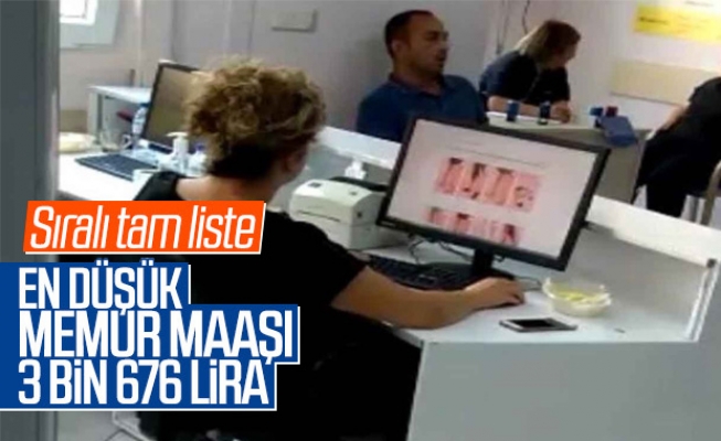 Zam sonrası memurların 2020-2021 maaşları