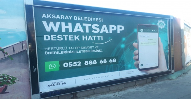 Belediye WhatsApp’ta