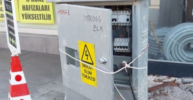 Kapağı açık elektrik panosu tehlike saçıyor!