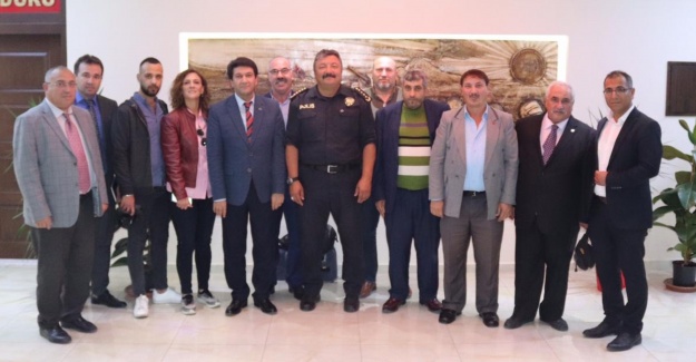 Orta Anadolu Gazeteciler Cemiyetinden yeni Emniyet Müdürüne ziyaret