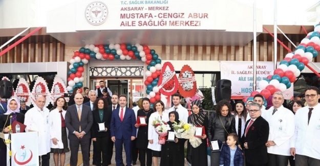 Mustafa-Cengiz Abur Aile Sağlığı Merkezi hizmete açıldı
