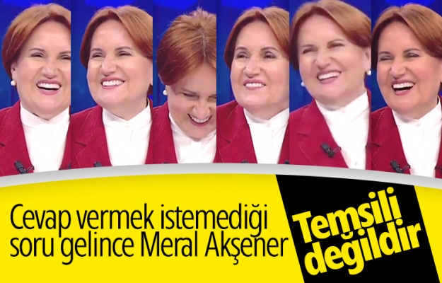 Canlı yayında Meral Akşener&#039;in kahkahaları