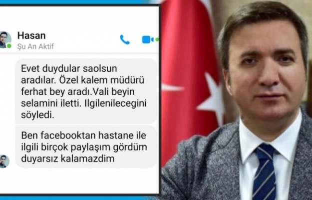 Vali Aydoğdu devletin sıcak yüzü oldu