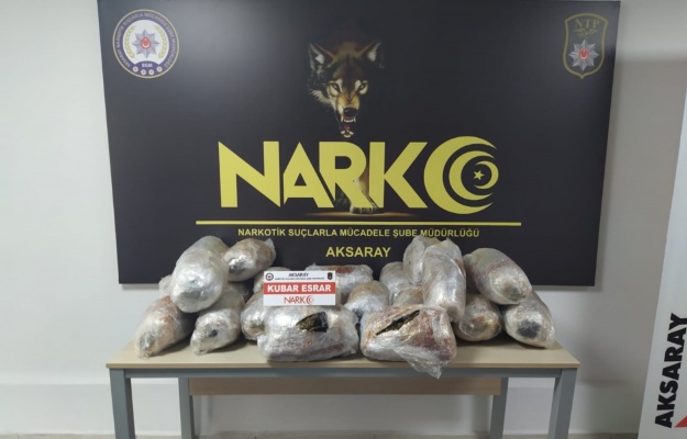 42 kilo 980 gram esrar ile yakalandı!