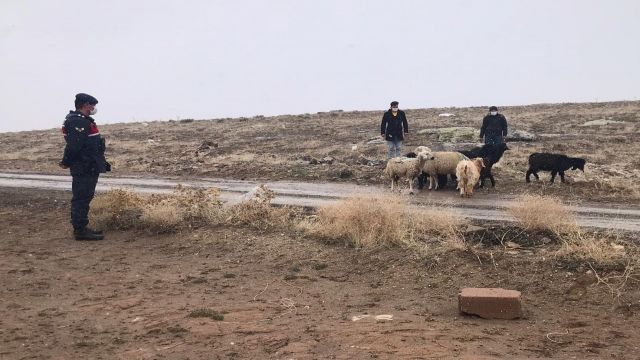 Aksaray’da çiftçilere yem karma makinası dağıtıldı