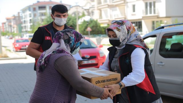 Çölyak hastalarına glütensiz gıda desteği