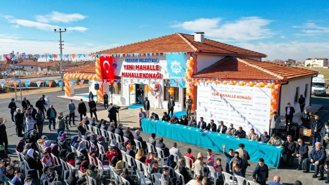 Mahalle konağı açıldı
