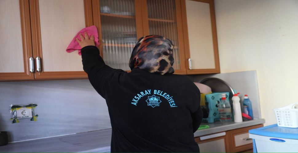 Ramazan’da 266 aileye evde temizlik ve bakım desteği