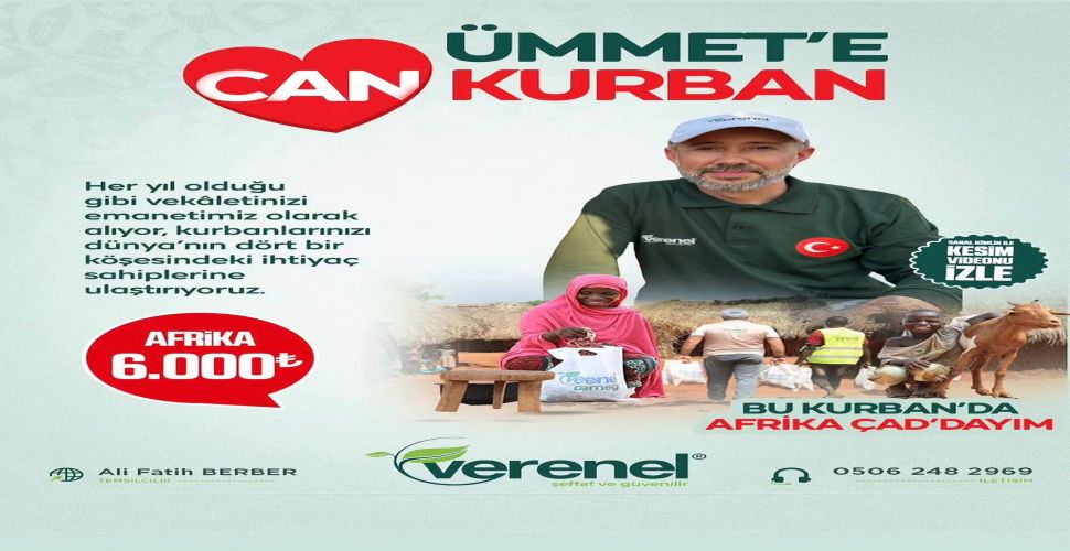“Ümmet’e Can Kurban”
