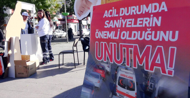 Acil durumda saniyelerin önemli olduğunu unutma!