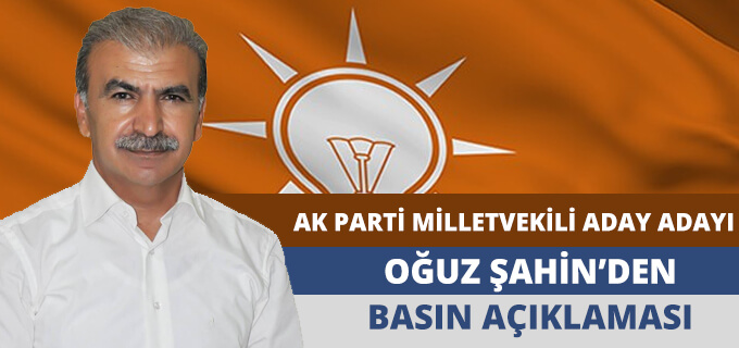 Oğuz Şahinden Basın Açıklamsı