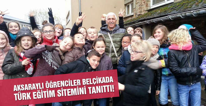 Öğrenciler Belçika&#39;da Türk eğitim sistemini tanıttı!