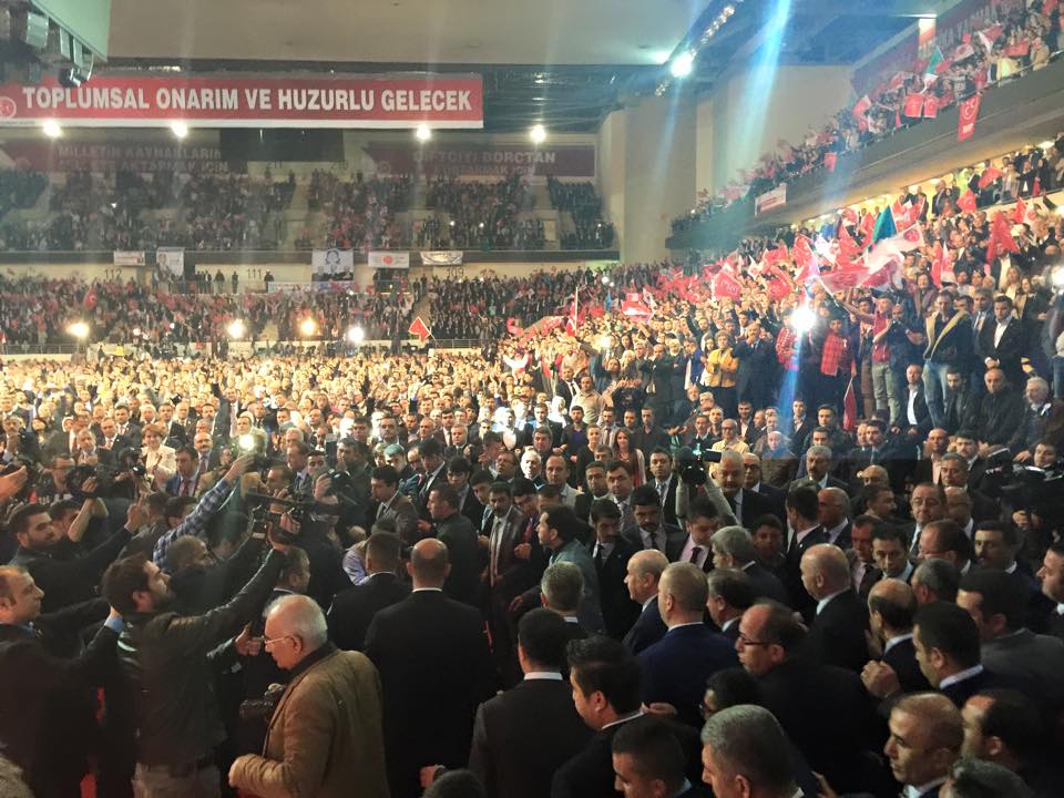 Mhp Aksaray İl Teşkülatı Arenada Ülküdaşları ile buluştu