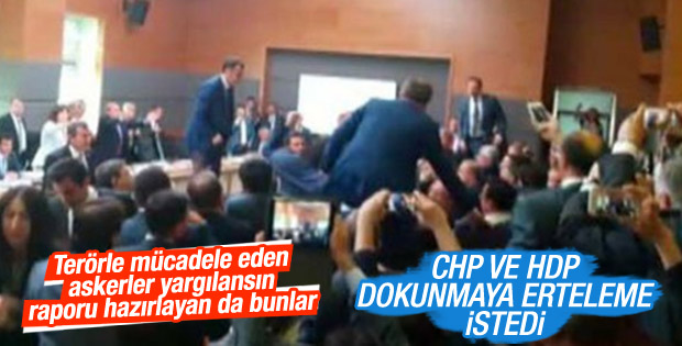 HDP ve CHP dokunulmazlık toplantısına erteleme istedi