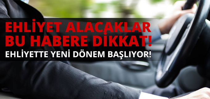 Stajyer Ehliyet Dönemi Başlıyor