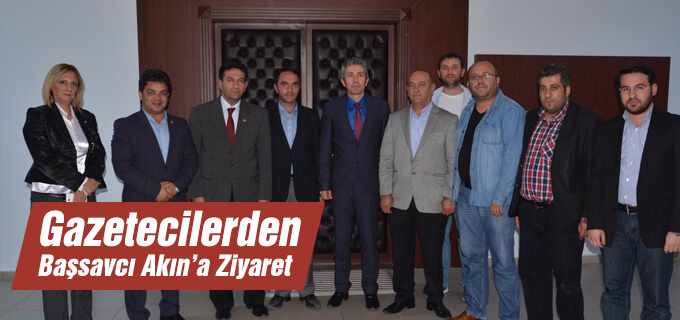 Gazetecilerden Başsavcı Akın&#39;a Ziyaret