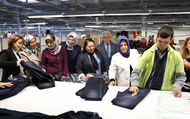 Aksaray Kadın Platformu OSB&#39;deki Fabrikalarda İncelemelerde Bulundu