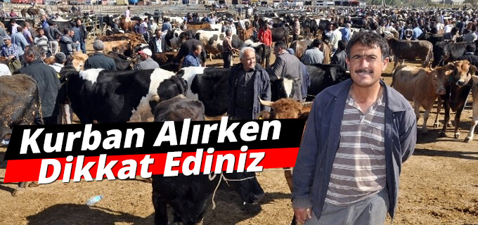 Kurban Alırken Dikkat Ediniz