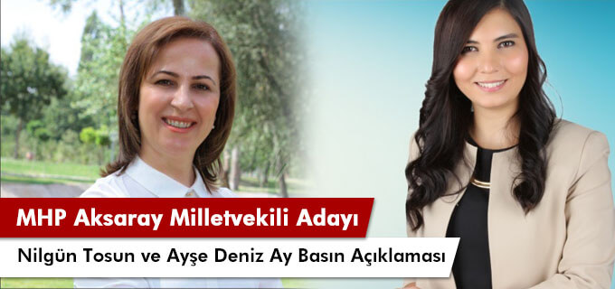 MHP Milletvekili adaylarından basın açıklaması