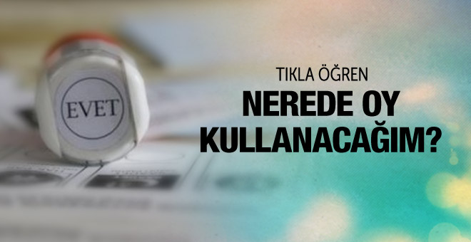 Nerede oy kullanacağım YSK seçmen sandık no sorgulama