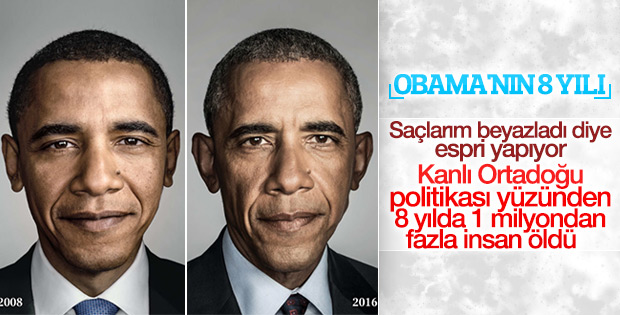 Obama&#39;nın 8 yıllık başkanlık dönemi