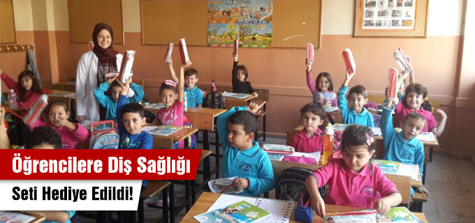 Öğrencilere Diş Sağlığı Seti Hediye Edildi!