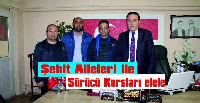 Şehit Aileleri ile Sürücü Kursları elele 