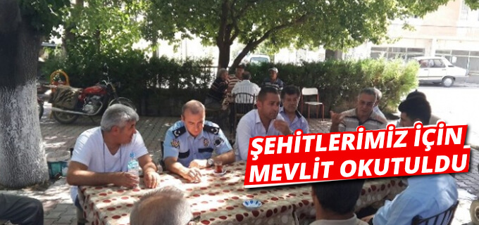 Şehitlerimiz İçin Mevlit Okutuldu