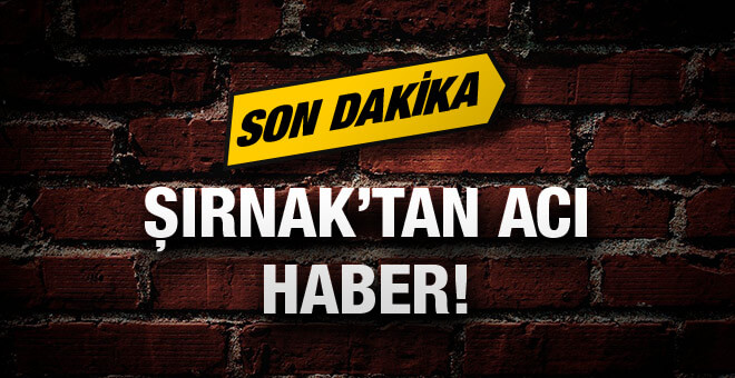 Şırnak&#39;tan acı haber! Aksaray&#39;a şehit ateşi düştü