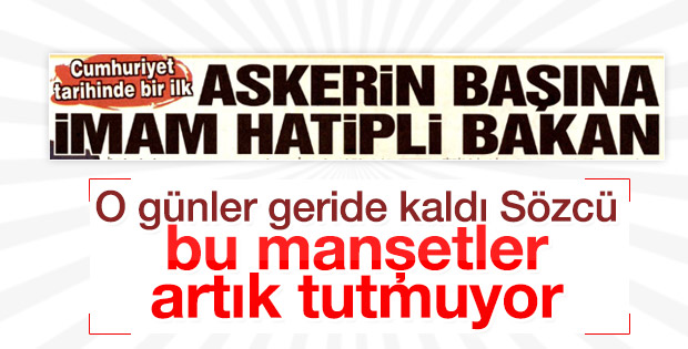 Sözcü imam hatipli bakandan rahatsız