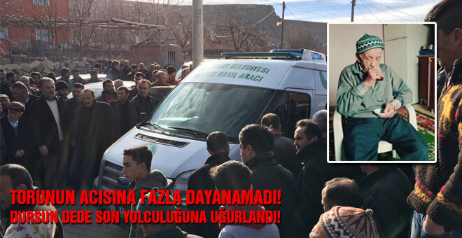 Torununun acısına fazla dayanamadı