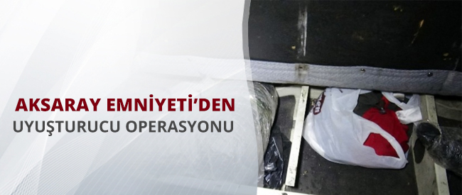 Aksaray'da Uyuşturucu Operasyonu..