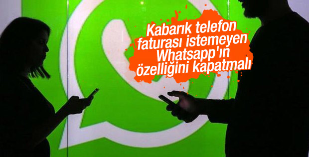 Whatsapp&#39;ın internet kotasını tüketen özelliği