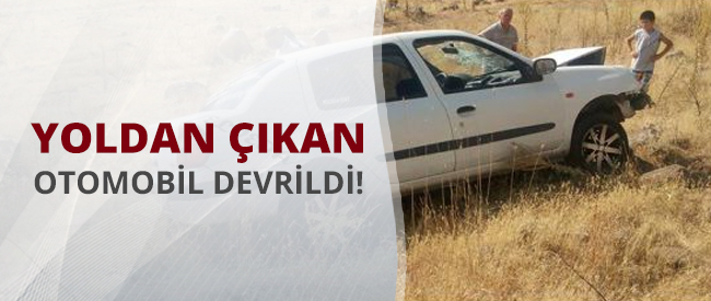 Yoldan Çıkan Otomobil Devrildi; 3 Yaralı