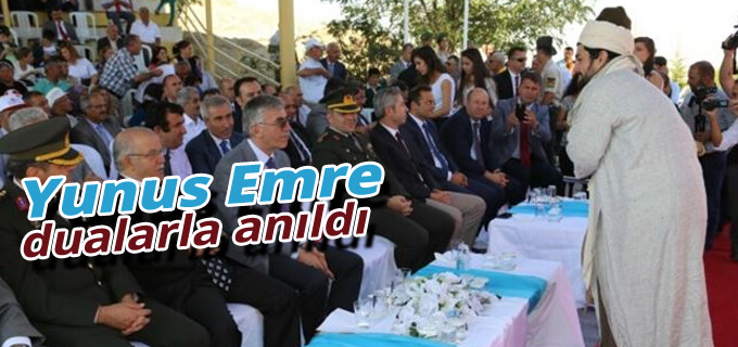 Yunus Emre Dualarla anıldı